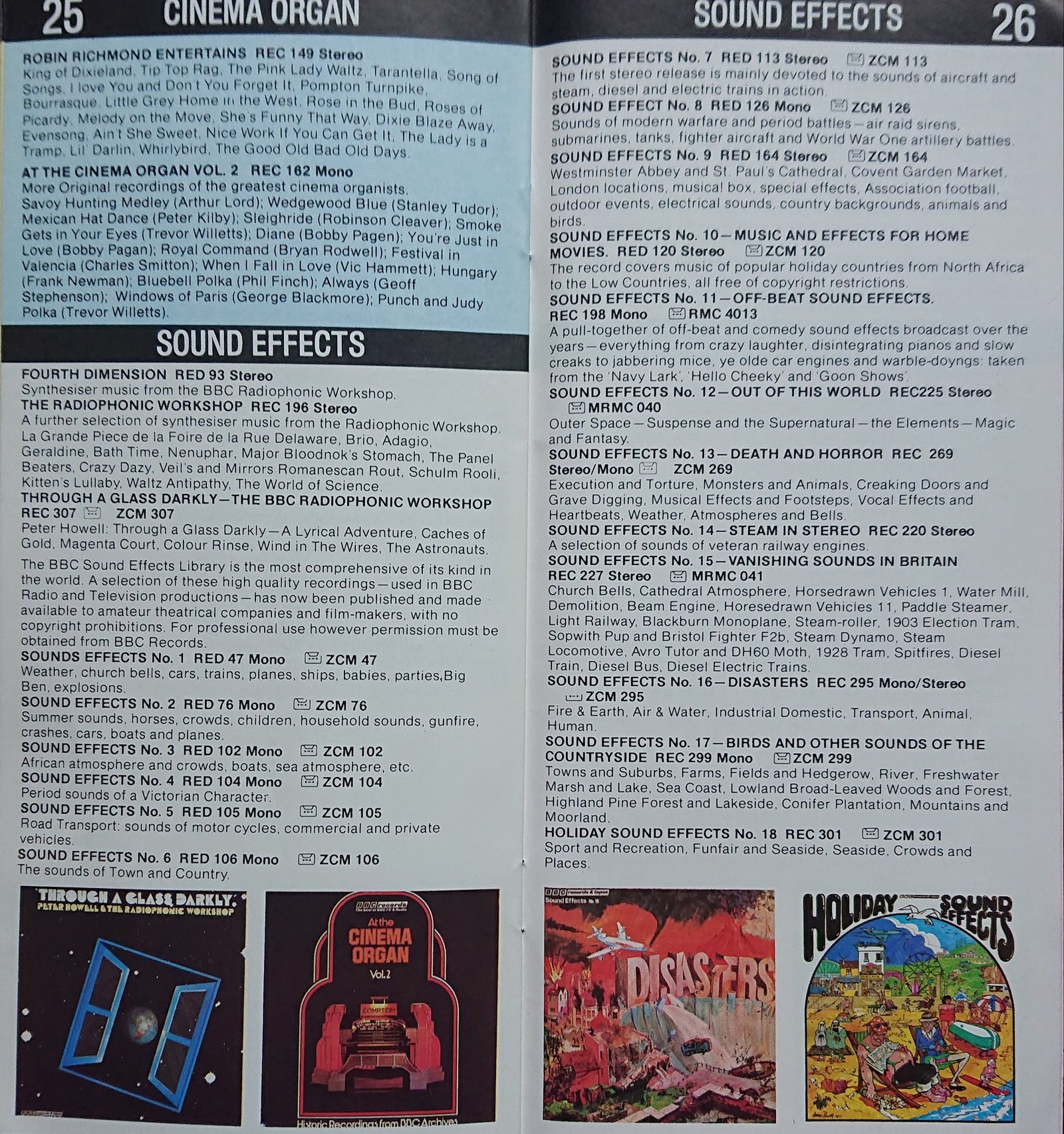 Other pages of catalogue BBC Records catalogue 1979 early